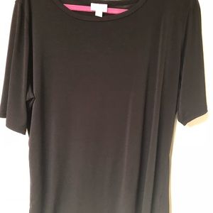 Worn once! EUC 3XL XXXL Solid Black LuLaRoe Gigi